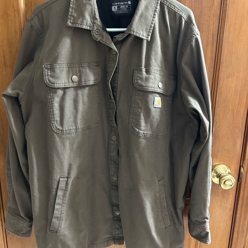 Carhartt Women’s Brown Shirt Jacket XL